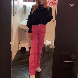 Pink Zara jeans